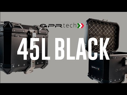 Baúl superior Zontes 350 T1 ADV 2022-2024 45 litros GPR TECH Aluminio negro