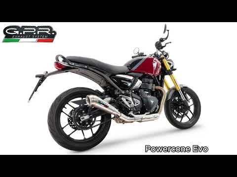 Triumph Speed 400 2023-2025 Exhaust GPR Powercone Evo Slip-On