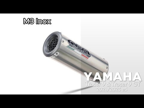 Yamaha Tracer 9 20212024 Exhaust GPR M3 Inox Full System High Level