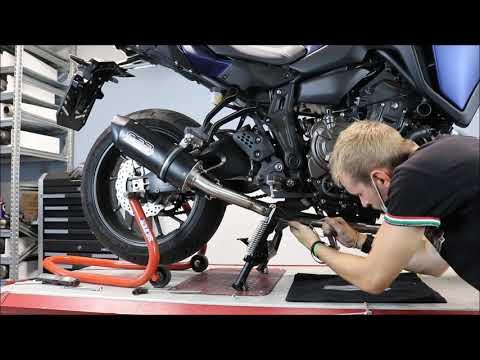 Yamaha Tracer 7 GT 2020-2024 Exhaust GPR Deeptone Inox Full System - video 2