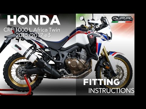 Escape GPR Albus Ceramic Slip-On para Honda CRF1000L Africa Twin 2015-2017