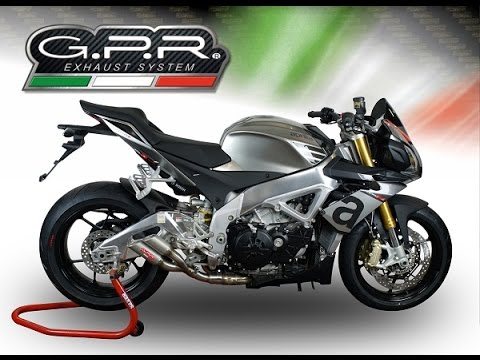 Aprilia TUONO V4 - RR 1100 FACTORY 2015-2016 Exhaust GPR M3 Titanium Natural Slip-On Race