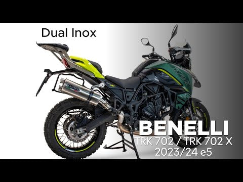 Benelli Trk 702 X 2023-2024 Exhaust GPR Dual Inox Slip-On