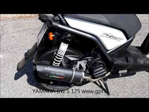 Sistema de escape completo GPR Furore Nero para Yamaha BW'S 125 2010-2013
