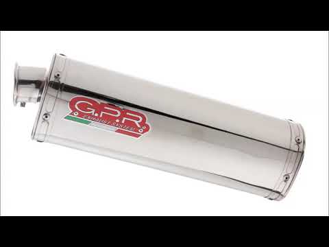 Escape Cagiva Raptor 650 2001-2005 GPR Furore Nero Dual Slip On