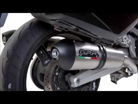 Yamaha FJR1300 2006-2016 Exhaust GPR Furore Nero Dual Slip On Race