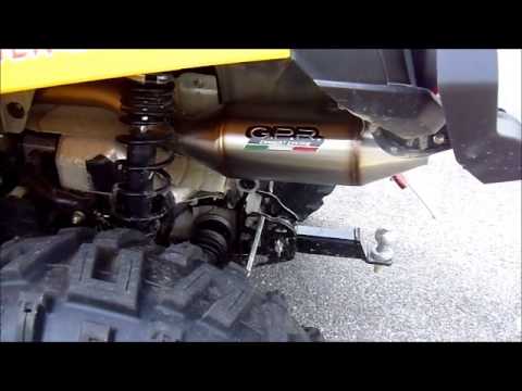 Escape GPR Deeptone para ATV Can-Am Outlander 500 2013-2015, deslizante