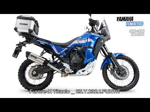 Yamaha Tenere 700 2025-2026 Exhaust GPR Furore-X Titanio Slip-On - video 1