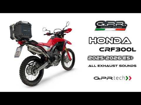 Escape GPR Dual Inox Slip-On para Honda CRF 300L / 300 Rally 2025-2026