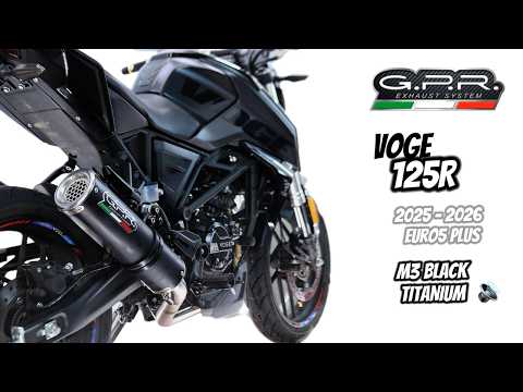 Voge R125 2025-2026 Exhaust GPR Furore-X Inox Full System