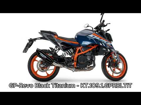 Husqvarna Svartpilen 125 2024-2025 Exhaust GPR GP-Revo Black Titanium Slip-On