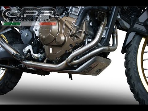 Tubo de escape GPR decatalítico para Honda CRF1000L Africa Twin 2015-2017