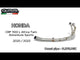 Tubo de escape GPR decatalizador para Honda CRF 1100 L Africa Twin Adventure Sport 2020-2025