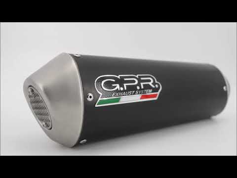 Escape Kawasaki J125 2017-2020 GPR Furore Nero Sistema completo