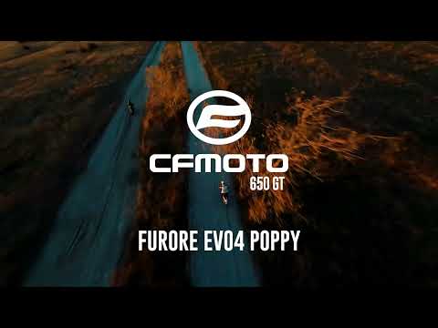 CF Moto 650 GT 2022-2024 Exhaust GPR Furore Poppy Mid Full System - video 2