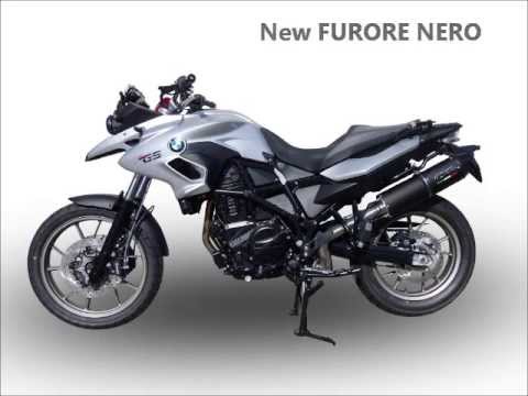 Échappement GPR Furore-X Inox Slip-On pour BMW F700GS 2016-2018