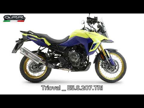 Escape GPR Trioval Slip-On Race para Suzuki V-STROM 800DE 800SE 2023-2025