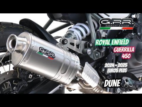 Escape GPR Dune Triovale Titanio Slip-On para Royal Enfield Himalayan 450 2024-2025