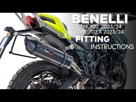 Benelli TRK 702 X 2023-2024 Exhaust GPR Furore-X Inox Slip-On