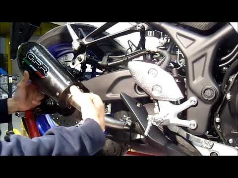 Yamaha R25 2015-2017 Exhaust GPR M3 Poppy Slip-On