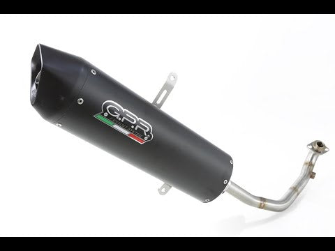 Escape GPR Furore-X Scooter Sistema Completo para Kymco Superdink 125 2015-2016