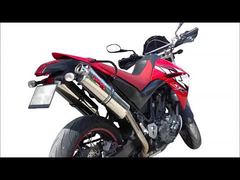 Yamaha Xt 660X Xt660R 2004-2014 Exhaust GPR Furore-X Inox Dual Slip On - video 1