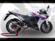 Escape GPR Furore Nero Slip-On para Honda NX500 2024-2025