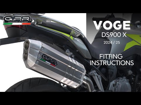 Escape GPR Furore-X Titanio Slip-On Race para Voge 900DSX 2024-2025