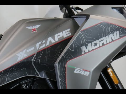 Escape Moto Morini X-CAPE 650 2021-2024 GPR Furore Evo4 Nero Mid Sistema completo