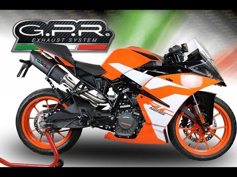 Tubo de escape GPR decatalítico KTM RC125 2017-2020