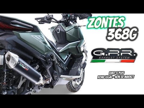 Escape GPR Furore-X Scooter Slip-On para Zontes 368G ETC 2026-2027