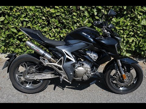 Zontes Zt 310 2018-2020 Exhaust GPR Deeptone Inox Full System - video 2