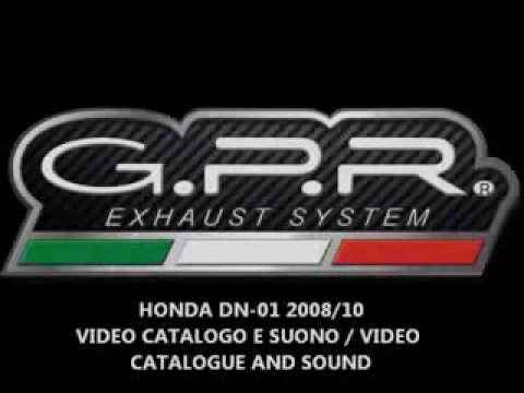Escape GPR Furore Poppy Slip-On para Honda DN-01 2008-2010