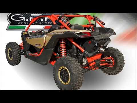 Can Am Maverick X3/ R / XDS / XRS / XRC / XMR/ Turbo R &amp; RR 2017-2024 Escape GPR Deeptone Atv Slip-On