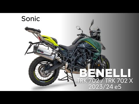 Benelli Trk 702 2023-2024 Exhaust GPR Hyper Sonic Titanium Slip-On