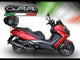 Échappement GPR Furore-X Scooter Système Complet pour Kymco Xciting 400 2012-2017
