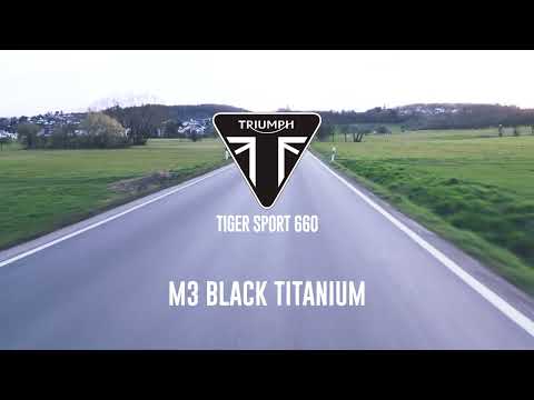 Échappement GPR M3 Black Titanium Système Complet High Level pour Triumph Tiger Sport 660 2025-2026