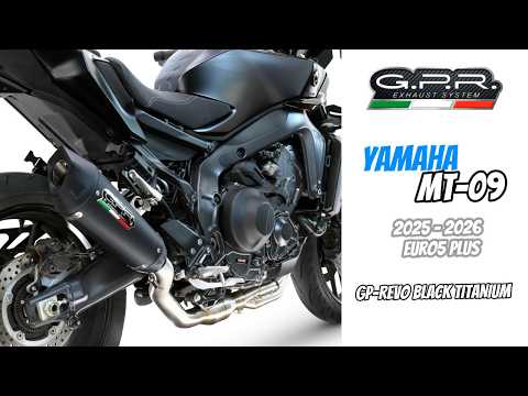 Escape GPR GP-Revo Black Titanium Sistema Completo para Yamaha Fj09 2025-2026