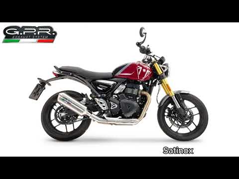 Triumph Speed 400 2023-2025 Exhaust GPR Satinox Slip-On