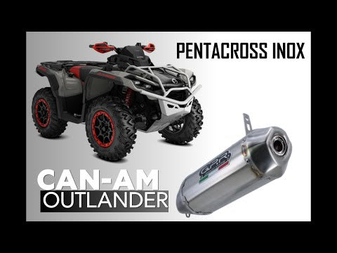 Escape GPR Deeptone para ATV Can-Am Outlander 850XMR 2016-2023, deslizante