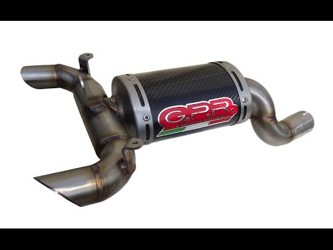 Escape GPR de titanio ovalado para Suzuki GSR600 2006-2011 Slip-On