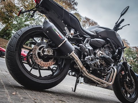 Yamaha FZ7 MT07 2017-2020 Exhaust GPR Furore Nero Full System