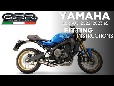 Yamaha MT-09 XSR900 2022-2025 Exhaust GPR Furore Nero Full System Low Level