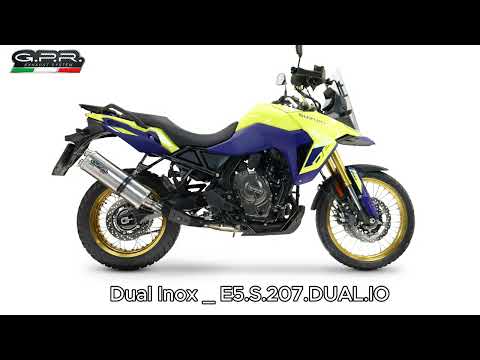 Escape GPR doble de acero inoxidable deslizante para Suzuki V-STROM 800DE 800SE 2023-2025