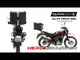 Baúl GPR TECH de 35 litros, aluminio plateado, para Hero Xpulse 200 4V 2021-2024