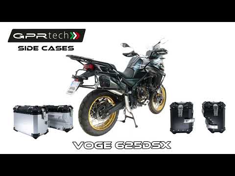 Voge 625DSX 2024-2025 Top Case 55 Liters GPR TECH Silver Aluminum