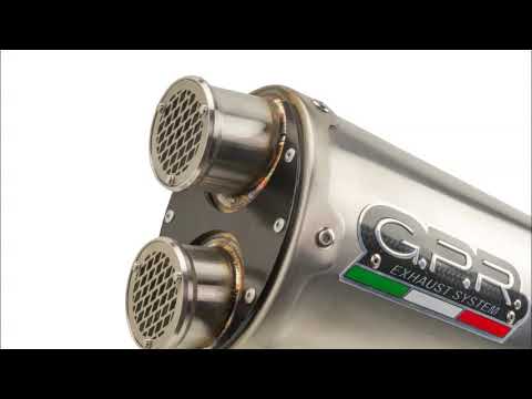 Aprilia RSV4 1100 RACING FACTORY 2021-2024 Exhaust GPR Grand Prix Evo Titanium Slip-On - video 2