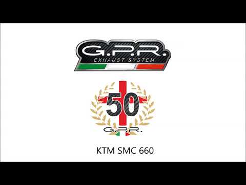 KTM 660 SMC 2002-2004 Exhaust GPR Furore Nero Slip-On