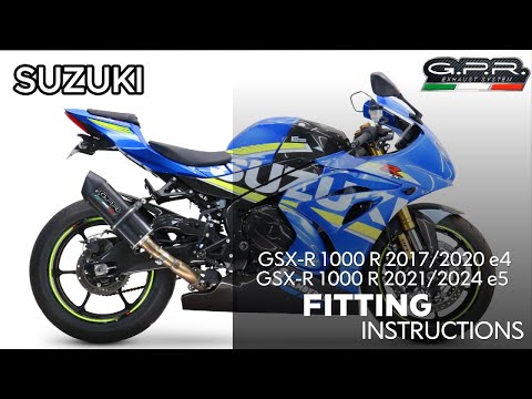 Escape GPR Furore Nero Slip-On para Suzuki GSXR 1000 R 2017-2020