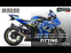 Escape GPR Furore Nero Slip-On para Suzuki GSXR 1000 R 2017-2020